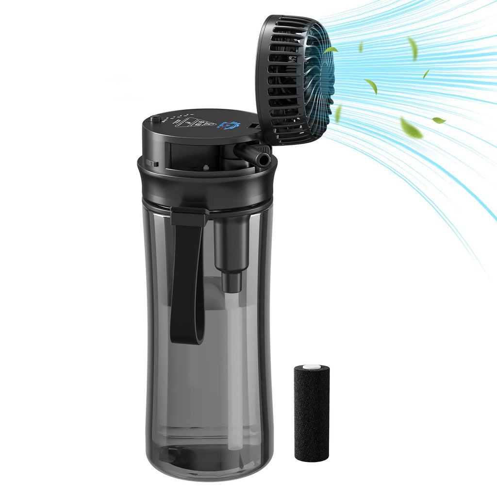 2-in-1 Water Bottle with Built-In Fan