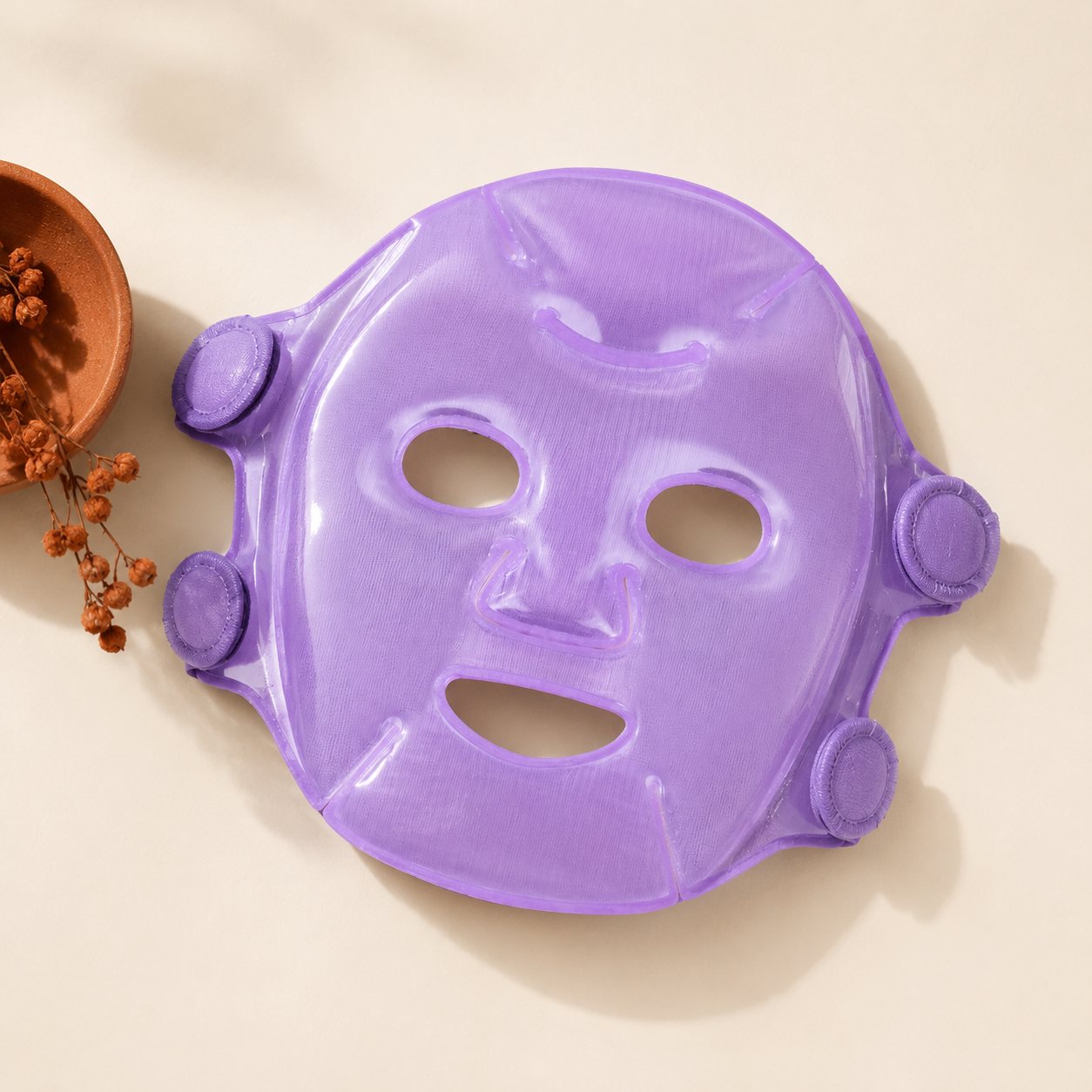 Cooling Face & Eye Mask Set with Carry Bag