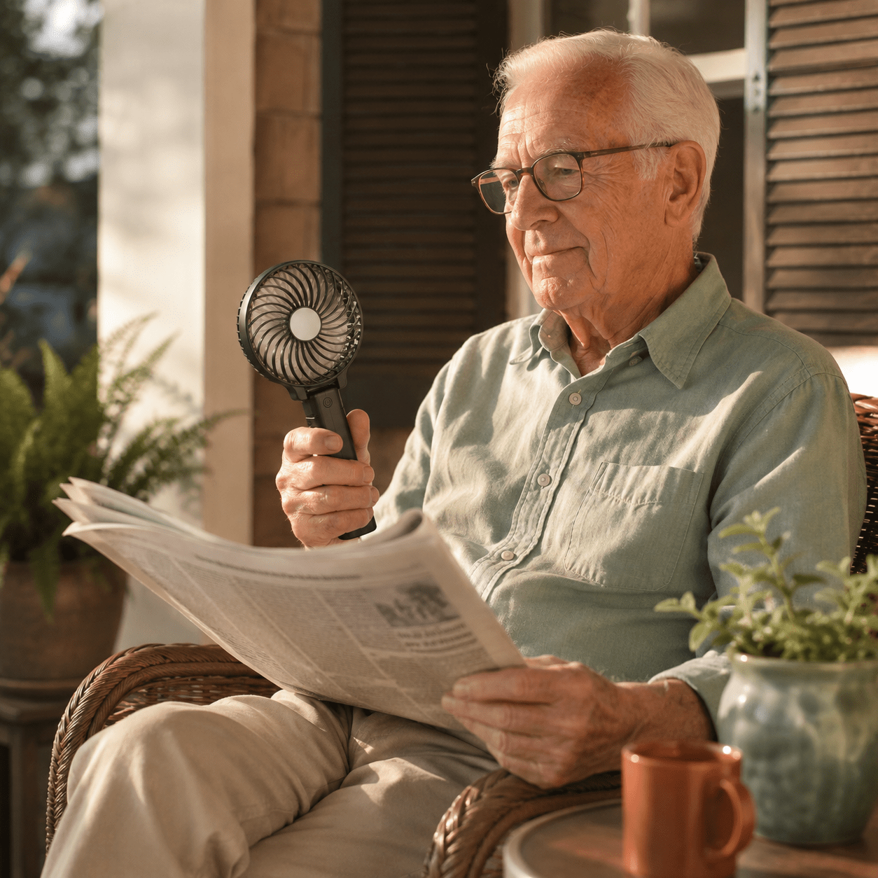 Foldable Handheld & Desk Fan - DUCANTA