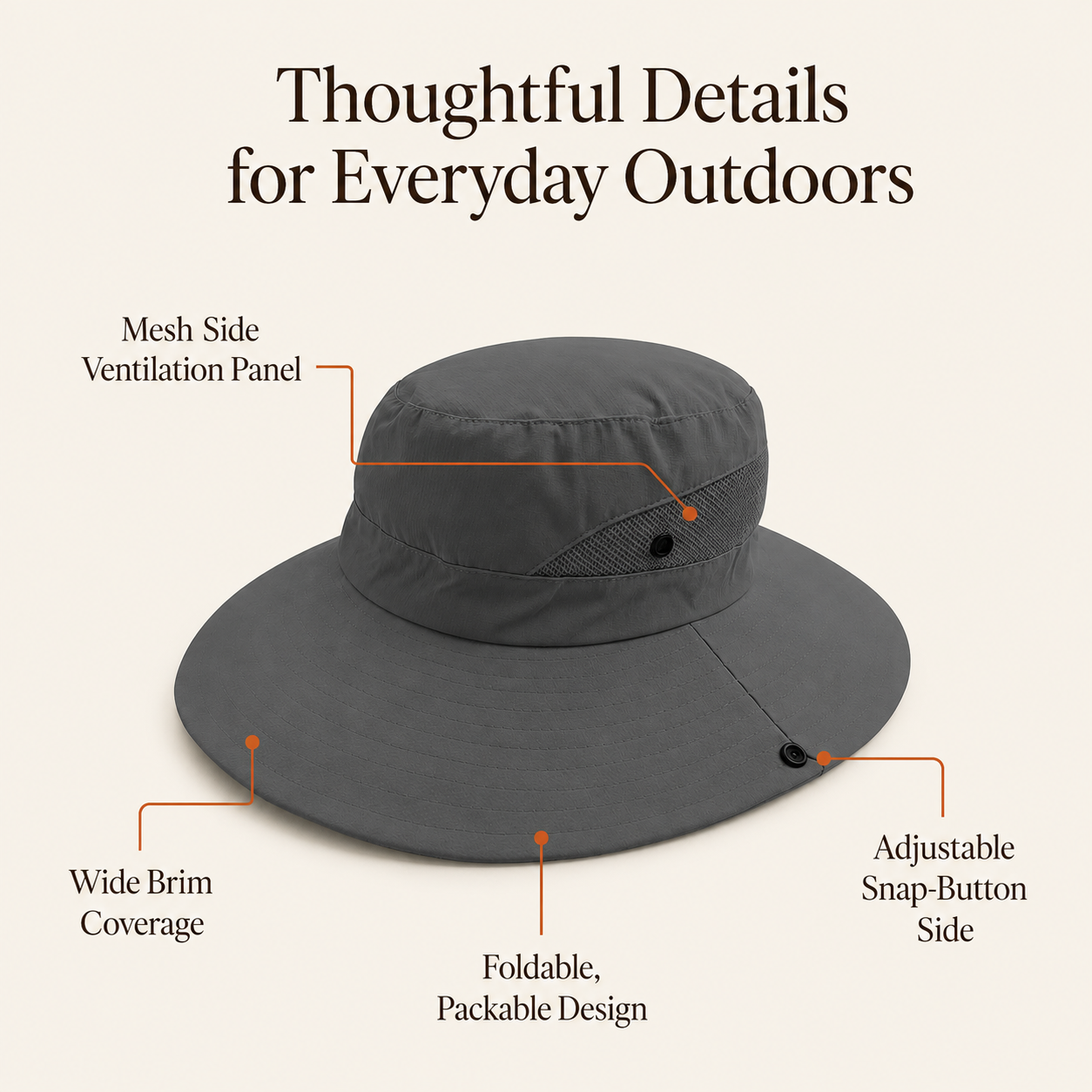 Foldable Mesh Sun Hat
