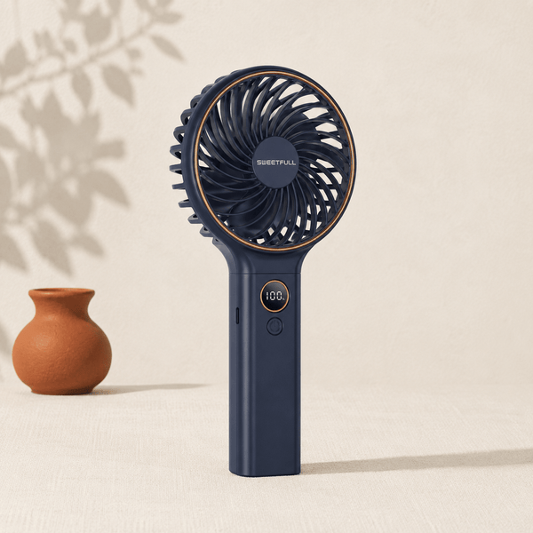 Handheld Personal Fan with Backup Power Bank - DUCANTA