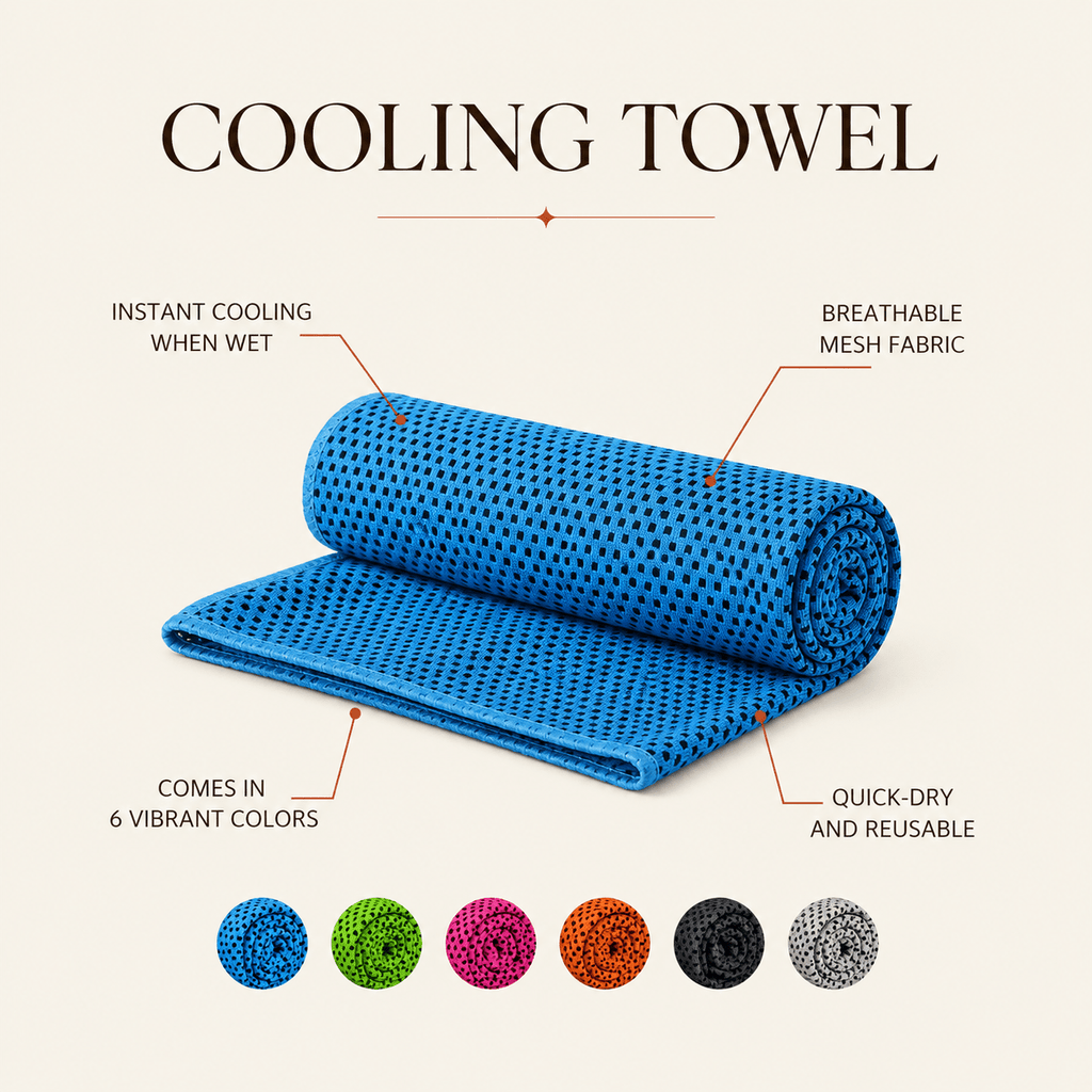 Instant Cooling Towel (6-Pack) - DUCANTA