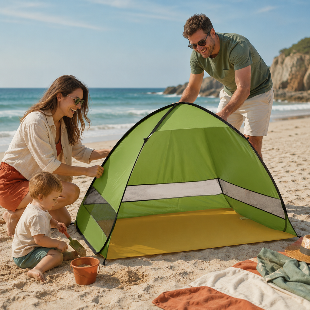 Pop-Up Beach Tent with UV Protection