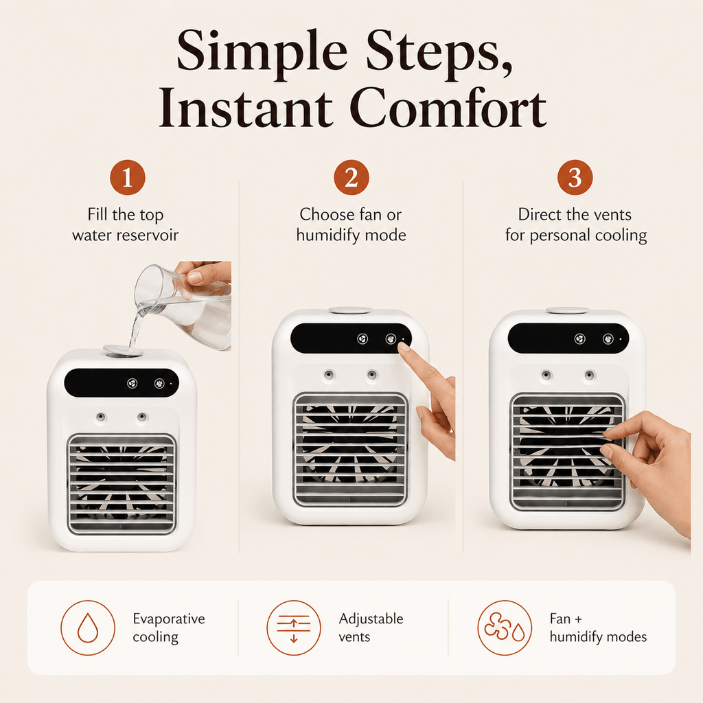 Portable Personal Air Cooler - DUCANTA