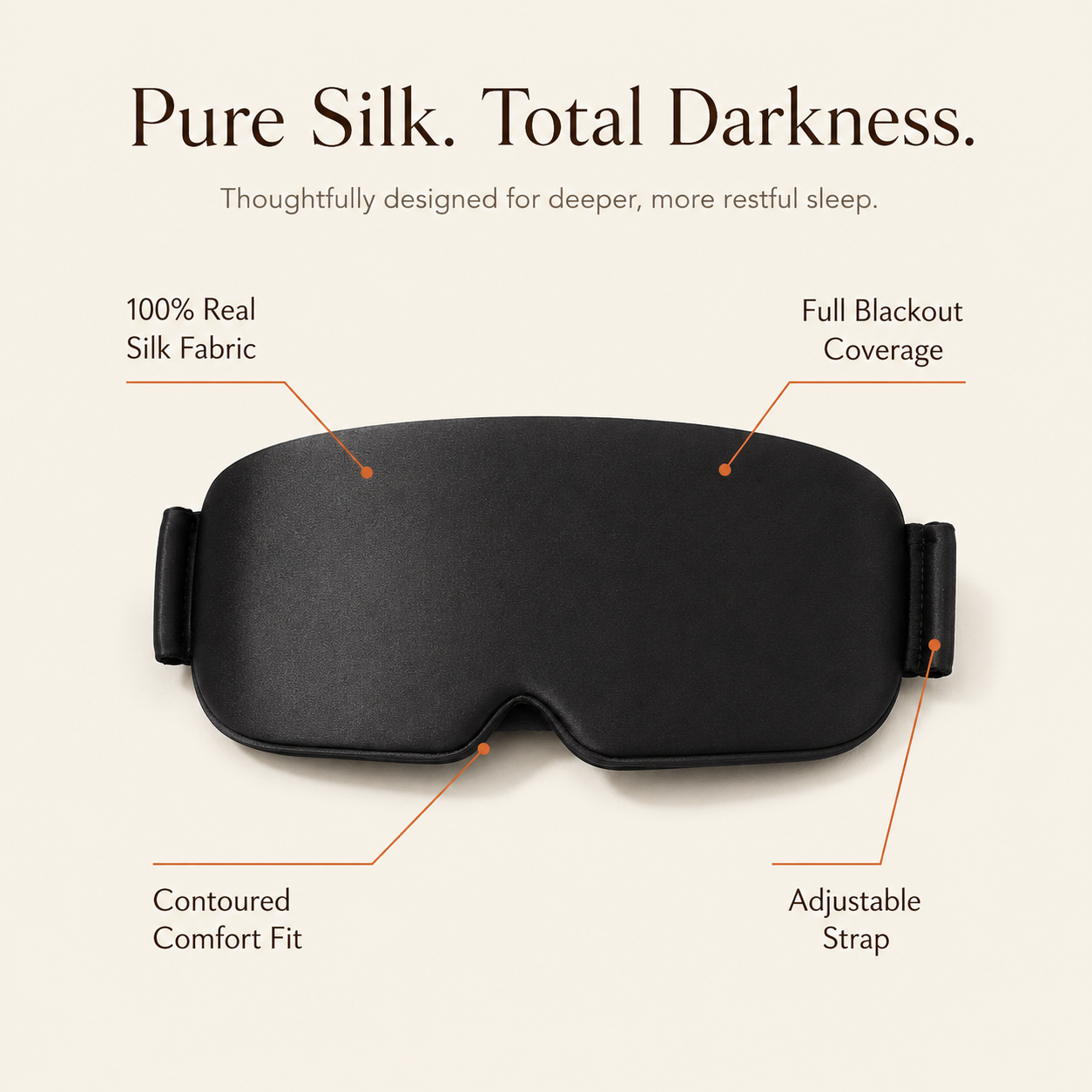 Real Silk Sleep & Blackout Eye Mask
