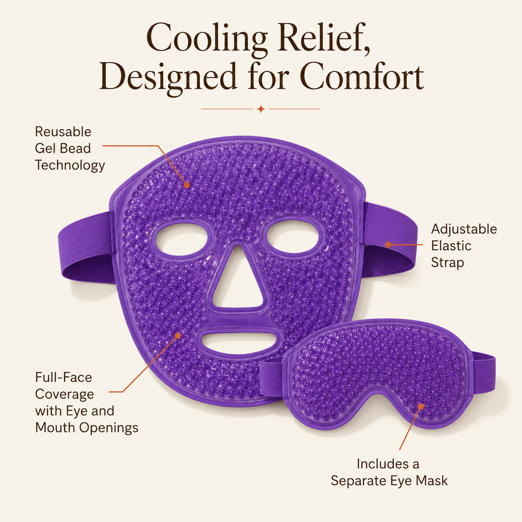 Reusable Cooling Gel Eye & Face Mask